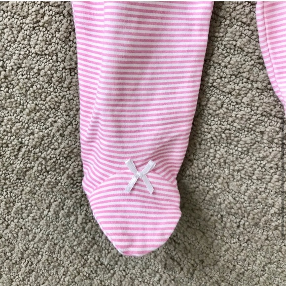 NWT •Little Me• footed 2pc outfit - Picture 3 of 4